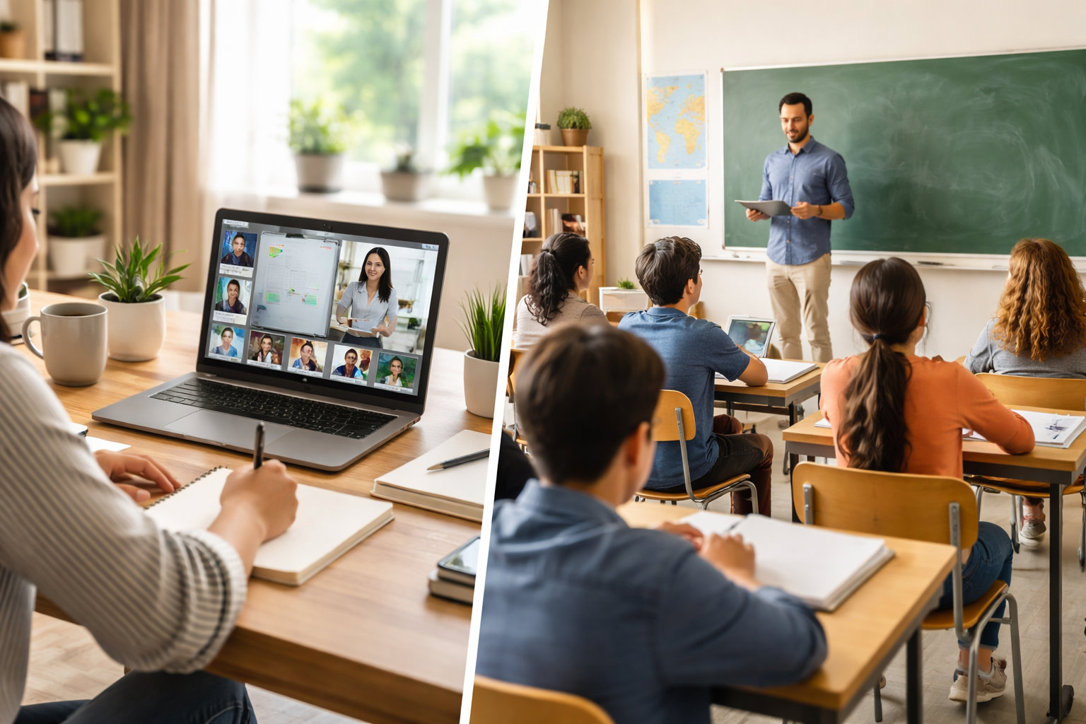 Navigating the Education Landscape: Online Learning vs Traditional Classroom